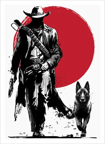 Lone Gunfighter and cub