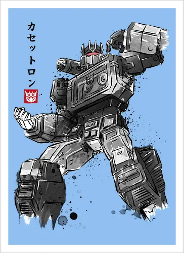 Microcassette recorder sumi e
