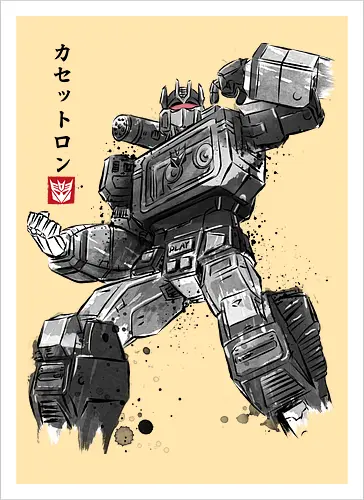 Microcassette recorder sumi e