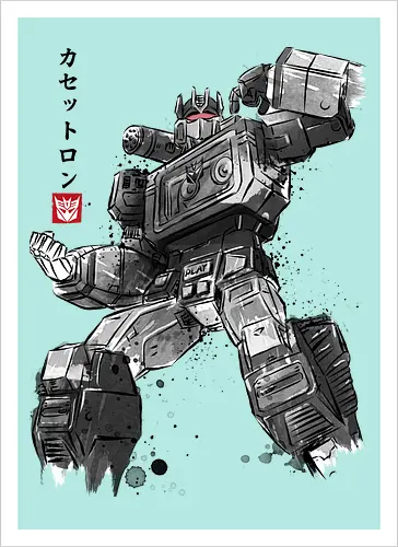 Microcassette recorder sumi e