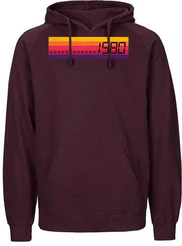 80s Stripes - 1980s, 80s, stripes, vintage, retro, retro stripes, retrowave, vaporwave, vhs - Fairtrade Hoodie