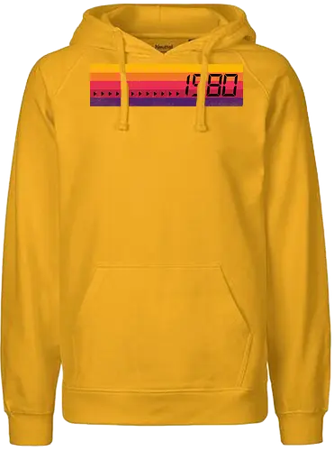 80s Stripes - 1980s, 80s, stripes, vintage, retro, retro stripes, retrowave, vaporwave, vhs - Fairtrade Hoodie