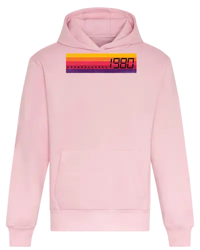 80s Stripes - 1980s, 80s, stripes, vintage, retro, retro stripes, retrowave, vaporwave, vhs - Heavyweight Hoodie