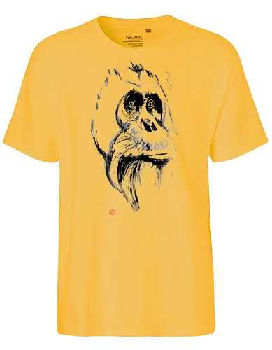 orangutan - samurai, sumie, japan - Fairtrade T-Shirt
