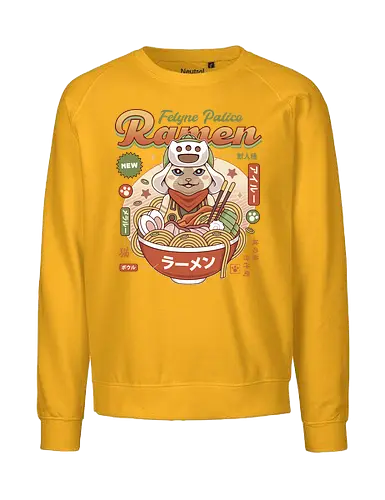 Felyne Palico Ramen - monster, hunting, gamer, gaming, video games, iceborne, wyvern, felyne, pickle, hunter monster world, game, gamer, gaming, video games, hunter, monster rise, monster wilds - Fairtrade Sweatshirt