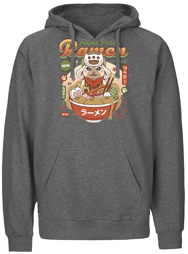 Felyne Palico Ramen - monster, hunting, gamer, gaming, video games, iceborne, wyvern, felyne, pickle, hunter monster world, game, gamer, gaming, video games, hunter, monster rise, monster wilds - Fairtrade Hoodie