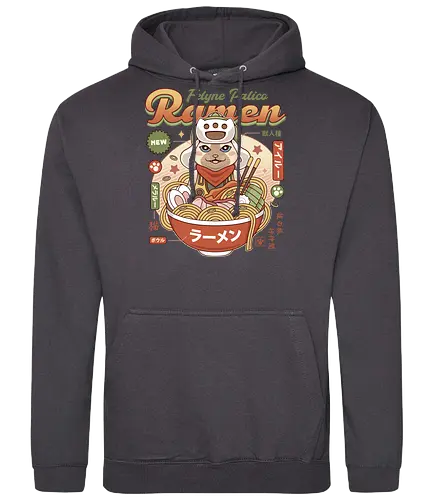 Felyne Palico Ramen - monster, hunting, gamer, gaming, video games, iceborne, wyvern, felyne, pickle, hunter monster world, game, gamer, gaming, video games, hunter, monster rise, monster wilds - Standard Hoodie