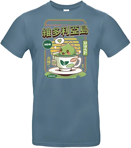 Ramuramu Valley Green Tea - maplestory, green tea, pink bean, maplestory 2, maple story, slime, yeti, mushroom, kawaii, anime, chibi, nostalgia, video game, gaming, gamer, zakum helm, story, orange mushroom, ragnarok online - Standard T-Shirt