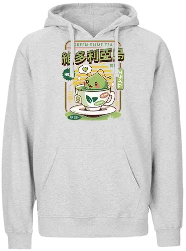 Ramuramu Valley Green Tea - maplestory, green tea, pink bean, maplestory 2, maple story, slime, yeti, mushroom, kawaii, anime, chibi, nostalgia, video game, gaming, gamer, zakum helm, story, orange mushroom, ragnarok online - Fairtrade Hoodie