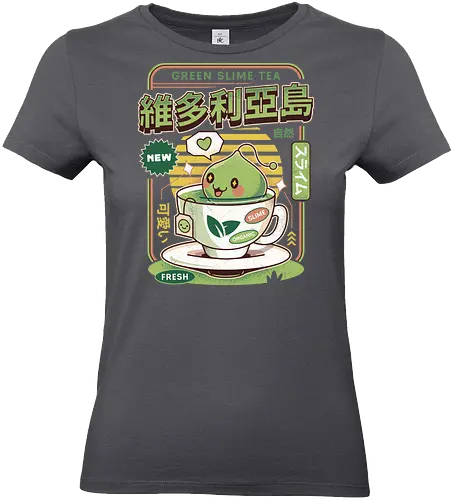 Ramuramu Valley Green Tea - maplestory, green tea, pink bean, maplestory 2, maple story, slime, yeti, mushroom, kawaii, anime, chibi, nostalgia, video game, gaming, gamer, zakum helm, story, orange mushroom, ragnarok online - Standard T-Shirt (Women)