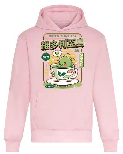 Ramuramu Valley Green Tea - maplestory, green tea, pink bean, maplestory 2, maple story, slime, yeti, mushroom, kawaii, anime, chibi, nostalgia, video game, gaming, gamer, zakum helm, story, orange mushroom, ragnarok online - Heavyweight Hoodie