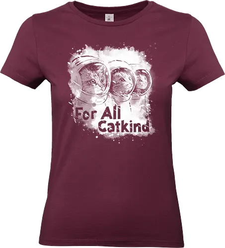 For all catkind - cays, cats lovers, cute, scifi, tv show mash up, memes, fun, funny - Standard T-Shirt (Women)