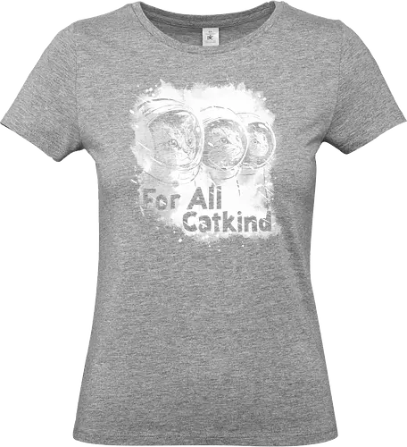 For all catkind - cays, cats lovers, cute, scifi, tv show mash up, memes, fun, funny - Standard T-Shirt (Women)