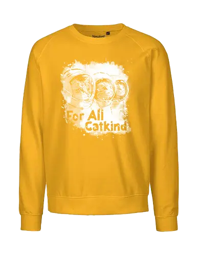 For all catkind - cays, cats lovers, cute, scifi, tv show mash up, memes, fun, funny - Fairtrade Sweatshirt