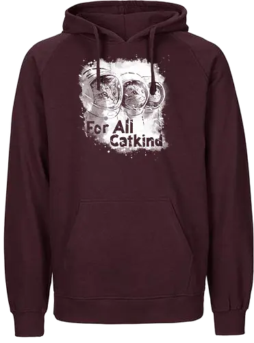 For all catkind - cays, cats lovers, cute, scifi, tv show mash up, memes, fun, funny - Fairtrade Hoodie