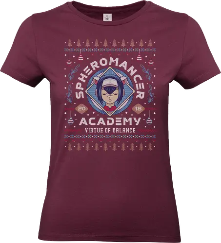 True Spheromancer Ugly Sweater - cross, lea, ugly christmas sweater, gaming, gamer, video game, indie game, rpg, action rpg, spheromancer, rookie harbor, jrpg, geek, nerd, xmas - Standard T-Shirt (Women)