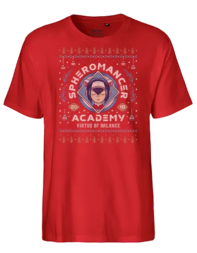 True Spheromancer Ugly Sweater - cross, lea, ugly christmas sweater, gaming, gamer, video game, indie game, rpg, action rpg, spheromancer, rookie harbor, jrpg, geek, nerd, xmas - Fairtrade T-Shirt