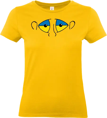 Augen Ukraine - Augen, Comic, Comic Style, Comic Stil, Zeichnung, Ukraine - Standard T-Shirt (Women)