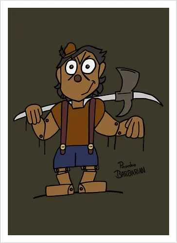 Pinocchio Barbarian (bunt)