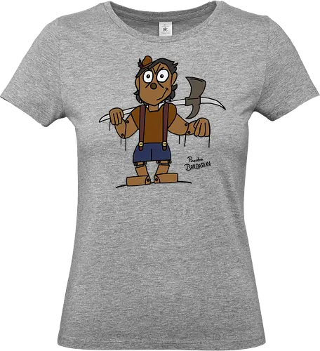 Pinocchio Barbarian (bunt) - comic, comics, comic style, comic stil, Pen and Paper, dungeons, dragons, pinocchio, barbarian, märchen - Standard T-Shirt (Women)