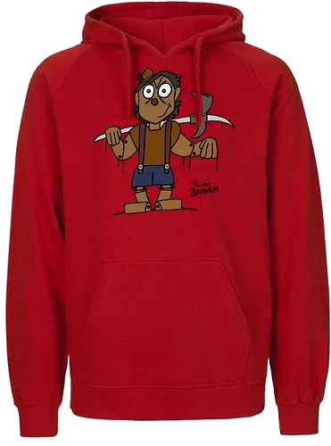Pinocchio Barbarian (bunt) - comic, comics, comic style, comic stil, Pen and Paper, dungeons, dragons, pinocchio, barbarian, märchen - Fairtrade Hoodie