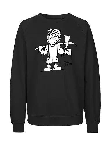 Pinocchio Barbarian - comic, comics, comic style, comic stil, Pen and Paper, dungeons, dragons, pinocchio, barbarian, märchen - Fairtrade Sweatshirt