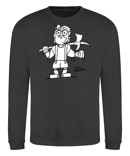 Pinocchio Barbarian - comic, comics, comic style, comic stil, Pen and Paper, dungeons, dragons, pinocchio, barbarian, märchen - Sweatshirt