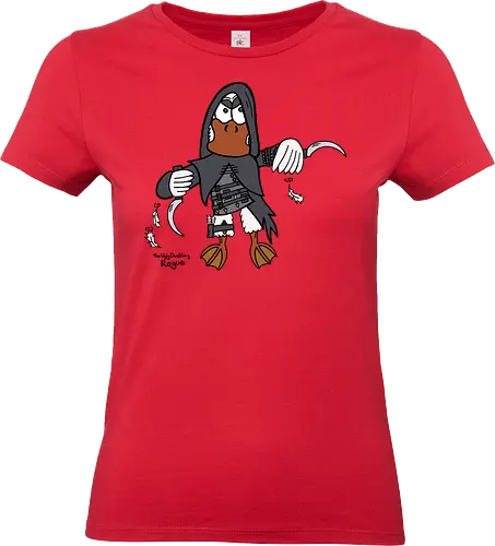 The Ugly Duckling (bunt) - comic, comics, comic style, comic stil, Pen and Paper, dungeons, dragons, ugly duckling, rogue, märchen - Standard T-Shirt (Women)