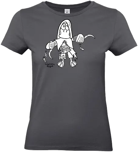 The Ugly Duckling - comic, comics, comic style, comic stil, Pen and Paper, dungeons, dragons, ugly duckling, rogue, märchen - Standard T-Shirt (Women)