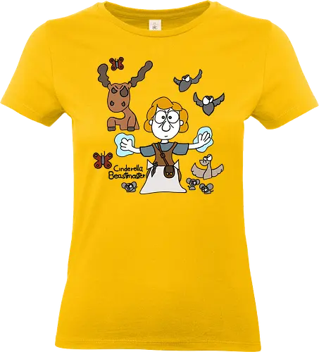 Cinderella Beastmaster (bunt) - comic, comics, comic style, comic stil, Pen and Paper, dungeons, dragons, aschenputtel, cinderella, beastmaster - Standard T-Shirt (Women)