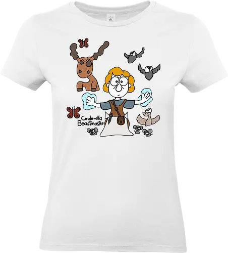 Cinderella Beastmaster (bunt) - comic, comics, comic style, comic stil, Pen and Paper, dungeons, dragons, aschenputtel, cinderella, beastmaster - Standard T-Shirt (Women)