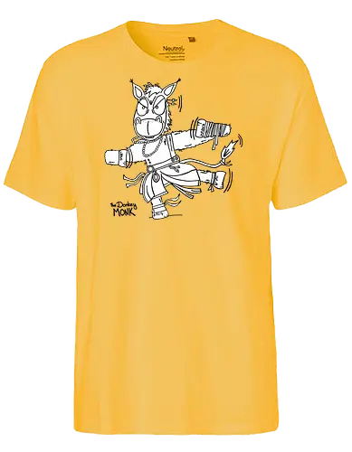 Der Esel (Mönch) - comic, comics, comic style, comic stil, Pen and Paper, dungeons, dragons, esel, donkey, mönch, märchen, sage, zauberei - Fairtrade T-Shirt