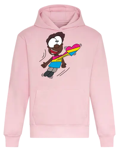 Herzschlag Pansexuell - comic, comics, comic style, comic stil, pansexuell, pan, lgbt, lgbtq, lgbtqia+, queer, liebe - Heavyweight Hoodie