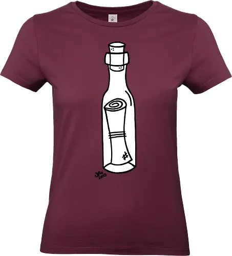 Flaschenpost (weiß) - Standard T-Shirt (Women)