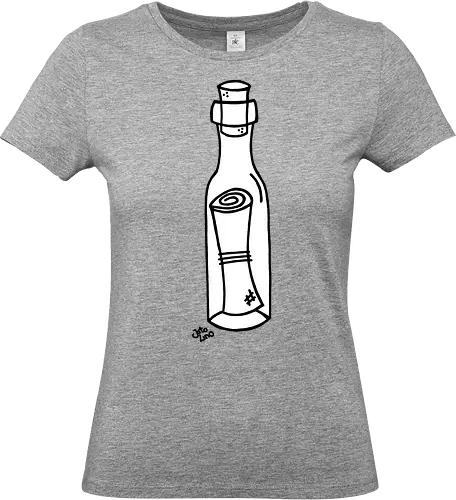 Flaschenpost (weiß) - Standard T-Shirt (Women)