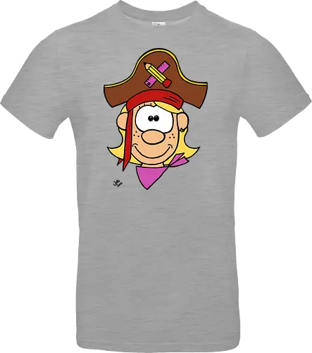 Schulpiratin (bunt)