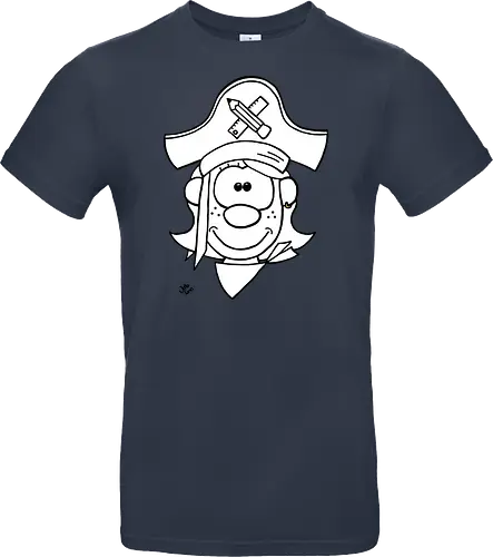 Schulpiratin (gold)