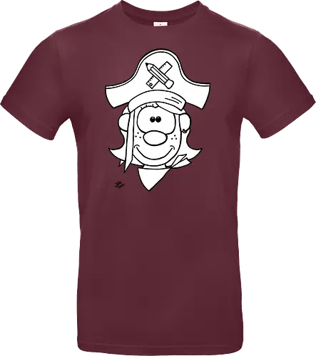 Schulpiratin (gold)