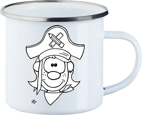Schulpiratin (gold)