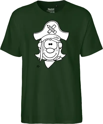 Schulpiratin (gold)