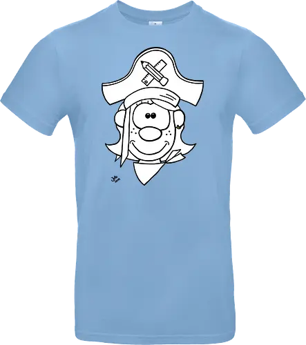 Schulpiratin (gold)