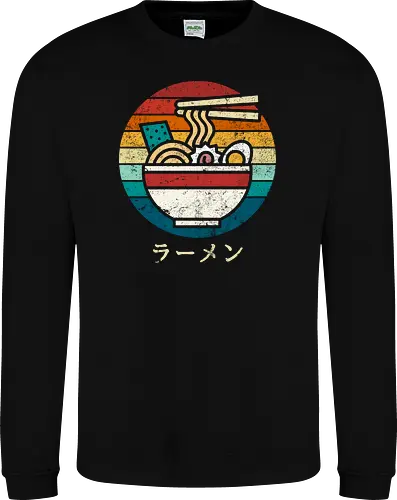 Ramen vintage - ramen, sushi, retro, vintage, japan - Sweatshirt