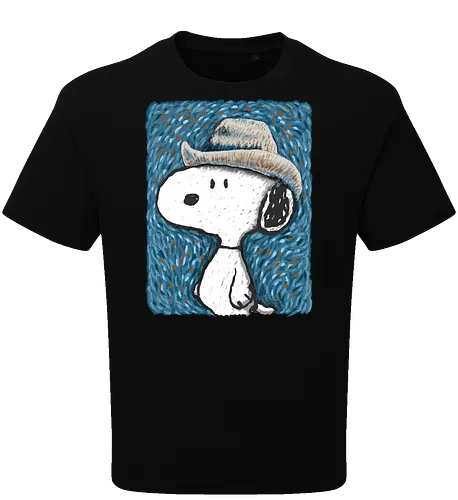 Snoop Van Dogh - cartoons, vincent van gogh, painter, funny - Oversize T-Shirt