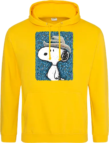 Snoop Van Dogh - cartoons, vincent van gogh, painter, funny - Standard Hoodie