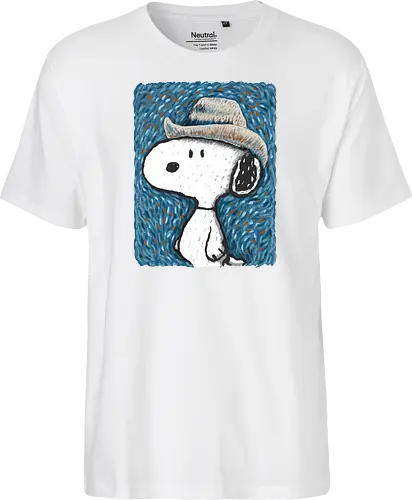 Snoop Van Dogh - cartoons, vincent van gogh, painter, funny - Fairtrade T-Shirt