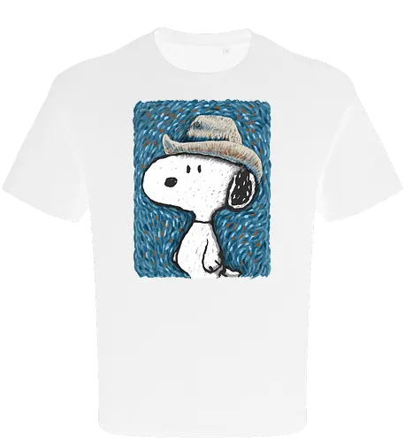 Snoop Van Dogh - cartoons, vincent van gogh, painter, funny - Oversize T-Shirt
