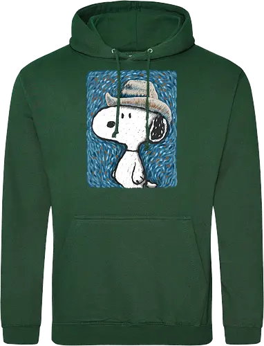Snoop Van Dogh - cartoons, vincent van gogh, painter, funny - Standard Hoodie