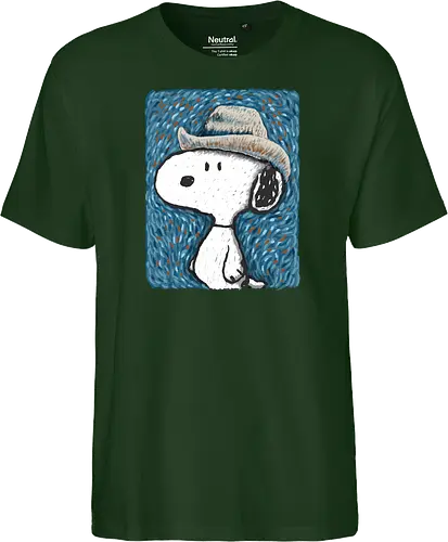 Snoop Van Dogh - cartoons, vincent van gogh, painter, funny - Fairtrade T-Shirt