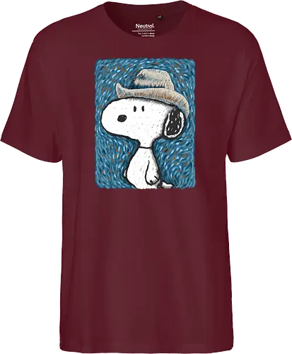Snoop Van Dogh - cartoons, vincent van gogh, painter, funny - Fairtrade T-Shirt