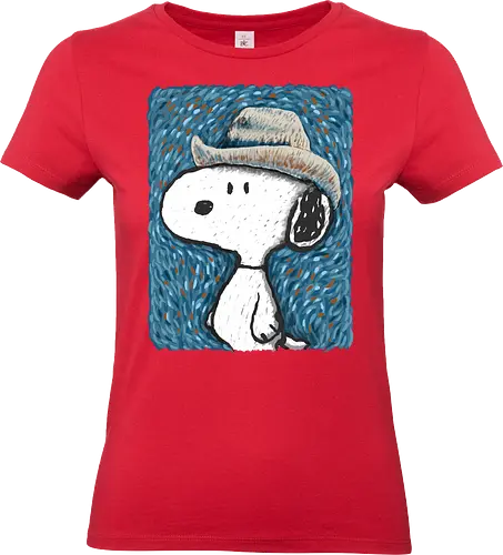 Snoop Van Dogh - cartoons, vincent van gogh, painter, funny - Standard T-Shirt (Women)
